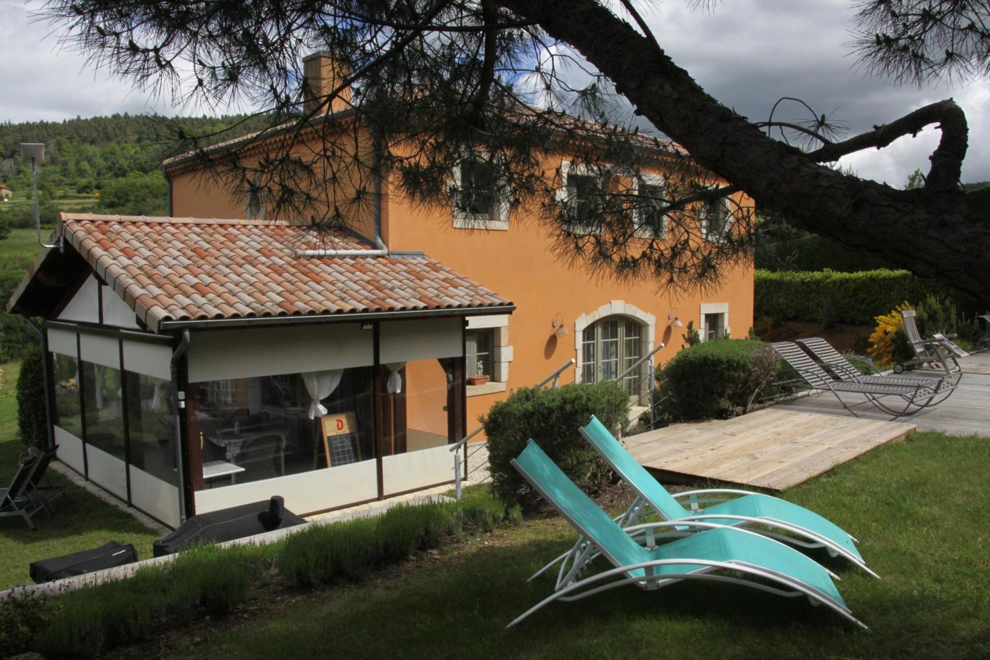 La Bastide De Fontaille Panzió Saint-Félicien Kültér fotó